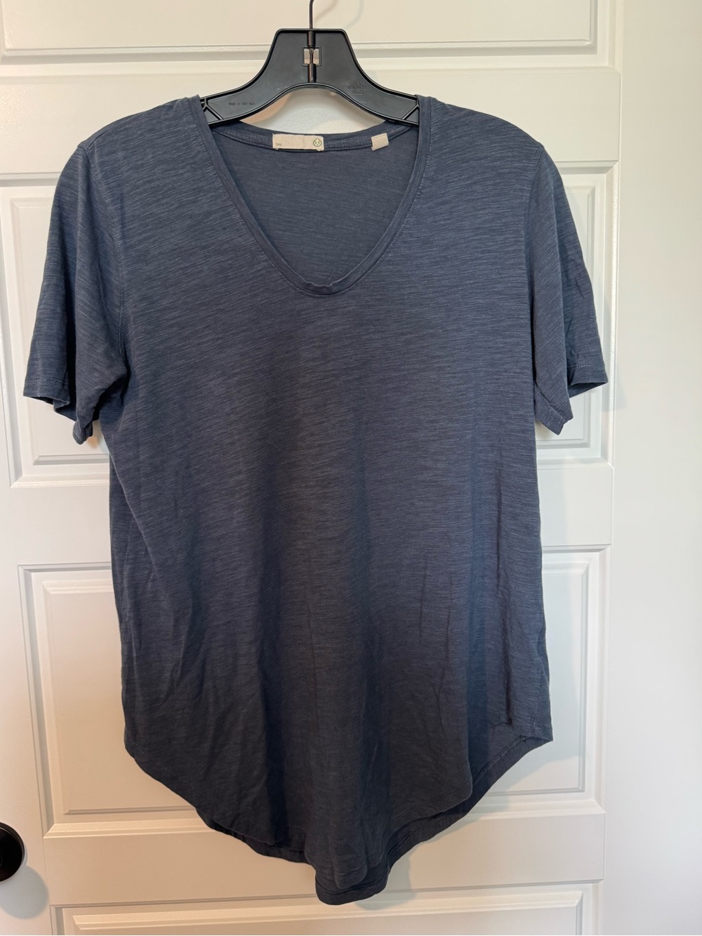 Tasc Short-Sleeve V-Neck T-Shirt, Blue, Size Small